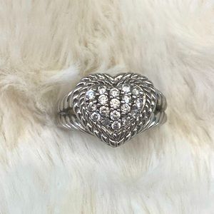 Judith Ripka Heart Diamonique Ring